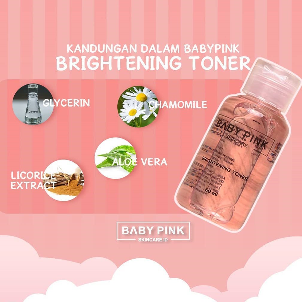 Brightening TONER baby pink