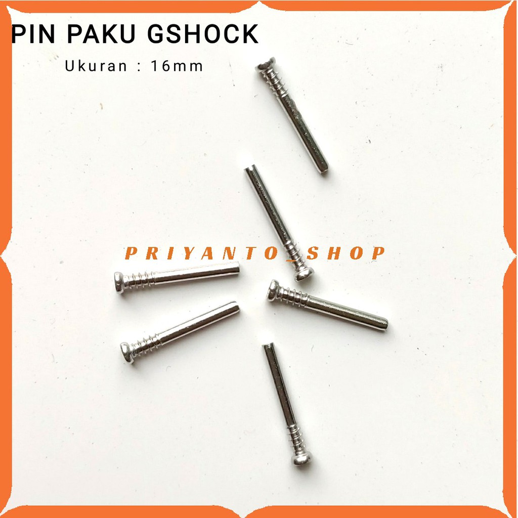 PIN PEN SPRINGBAR  PAKU UNTUK TALI JAM CASIO QNQ JAM SPORT BESI PENGUNCI JAM ISI 4PCS