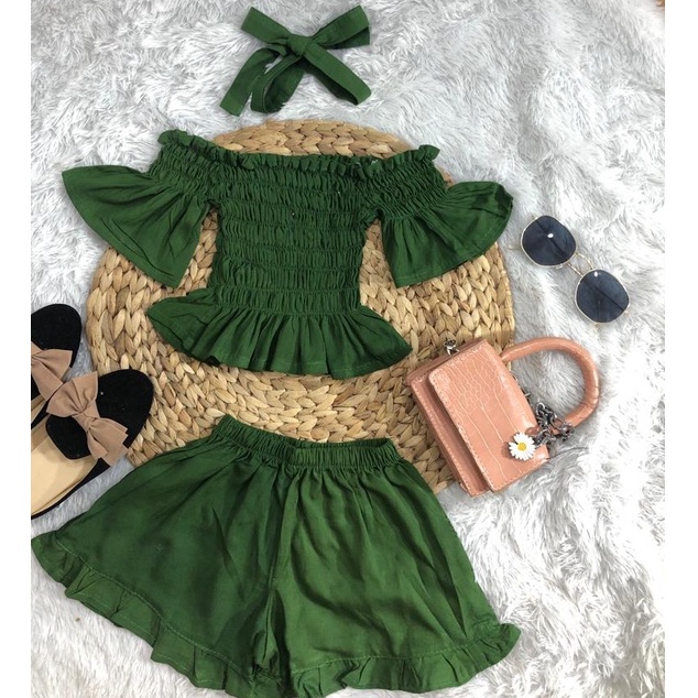 BAJU BALI ANAK PEREMPUAN SET ELLIAS