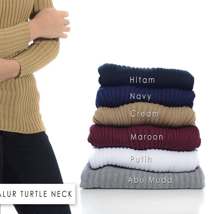 ✱ DAISY SALUR TURTLENECK | daisy salur sweater | sweater rajut | baju rajut | grosir sweater | rajut