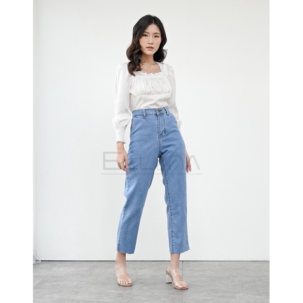 UNFINISHED BOYFRIEND JEANS| JEANS RAWIS| JEANS BIGSIZE