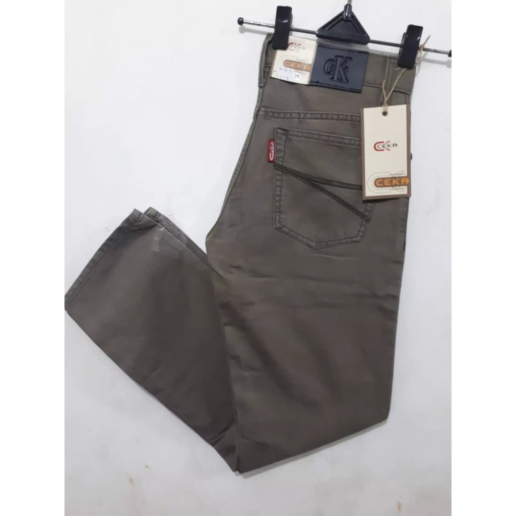 Celana Panjang Pria Original Ceka Jumbo Size 27 Sampai 42 Premium Quality