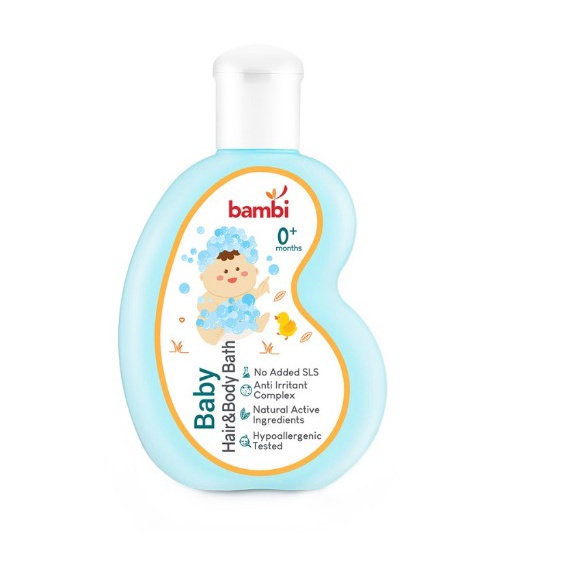 Bambi Baby Hair and Body Bath - 100ml