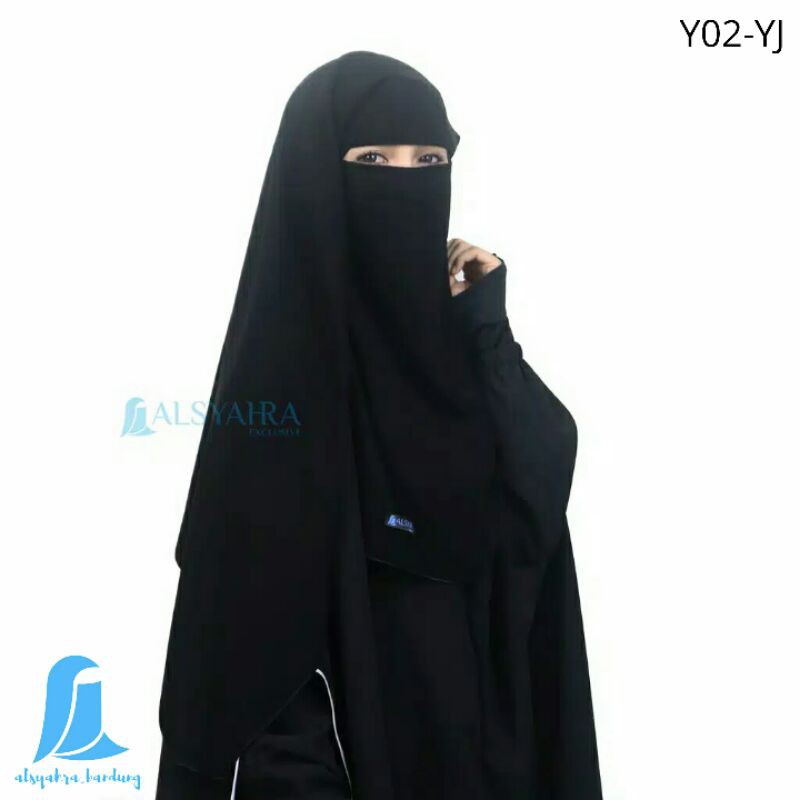 Niqab Yaman Alsyahra Exclusive Jetblack Edition