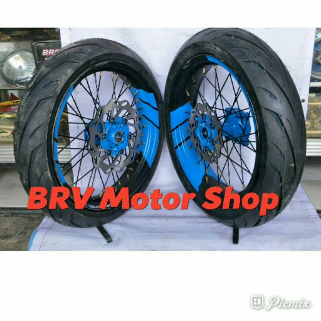 Velg SuperMoto Honda Crf 150L - Paketan Super Moto Crf Ring 17