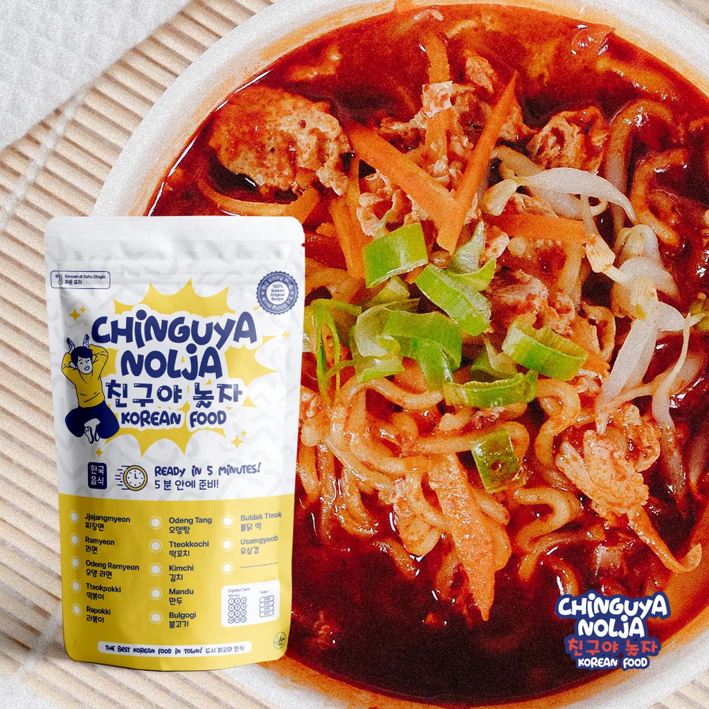 

Chinguya Nolja - Ramyeon / Ramyun / Ramen Instan Hallal - Korean Food