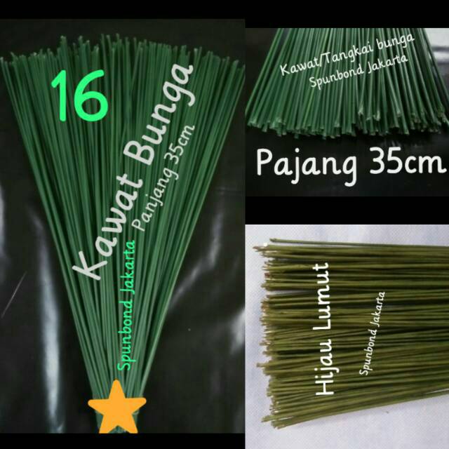 Kawat bunga No 16 kawat flower tangkai bunga Pcs Kawat bunga No 16 kawat flower tangkai bunga Pcs