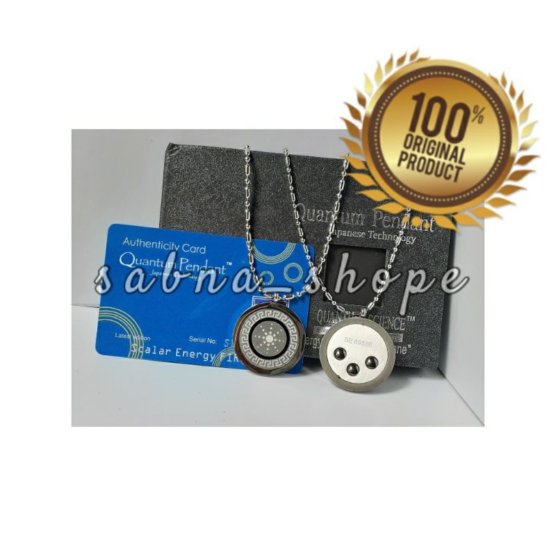 Kalung kesehatan QUANTUM PENDANT BULAT  GOLD