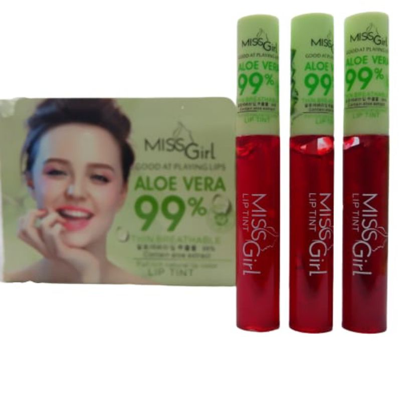 SASIMI  LIP TINT ALOE VERA ( isi 3 ) miss