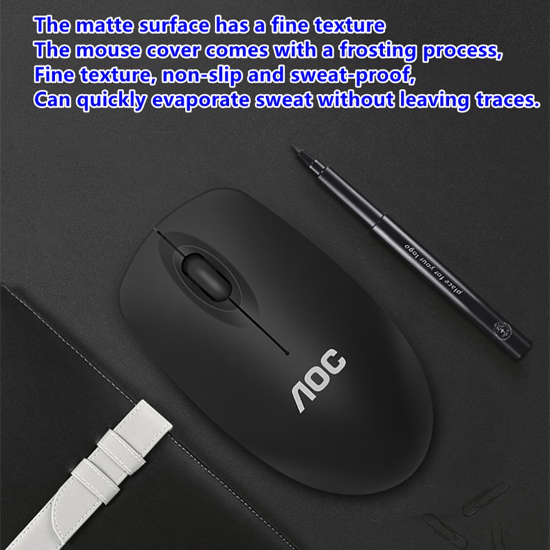 AOC Ms 320 Mouse Wireless Hemat Energi Untuk Laptop/ kantor/ rumah