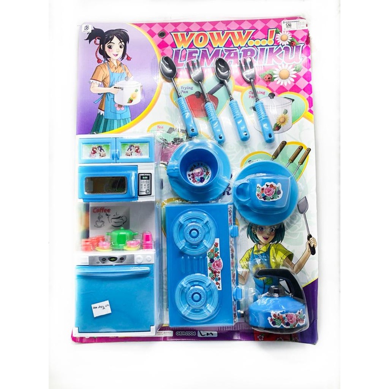 Mainan Masak Masakan Anak Perempuan Bertoyindo Wow Lemariku GBX2006LM