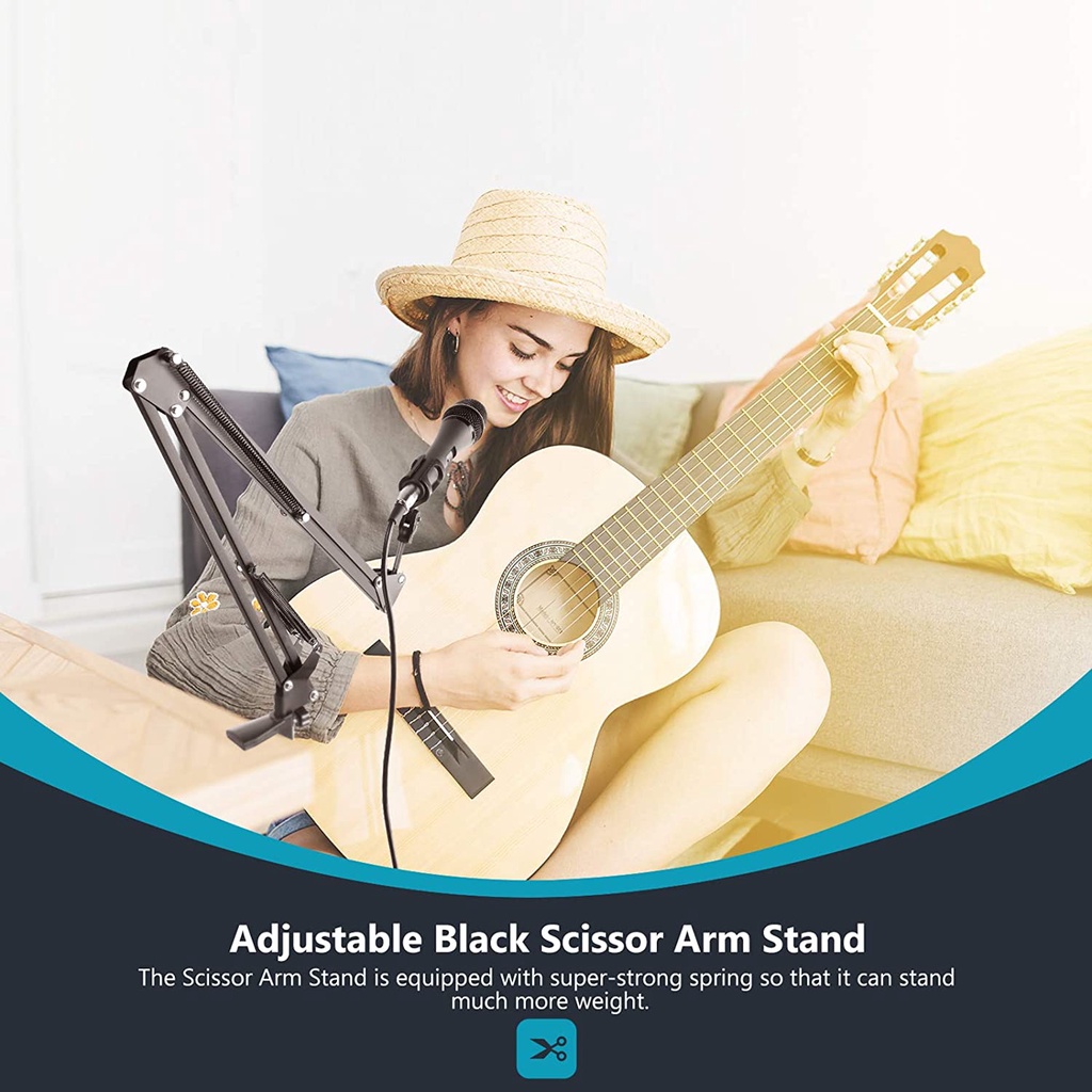 Microphone Stand Holder on Table