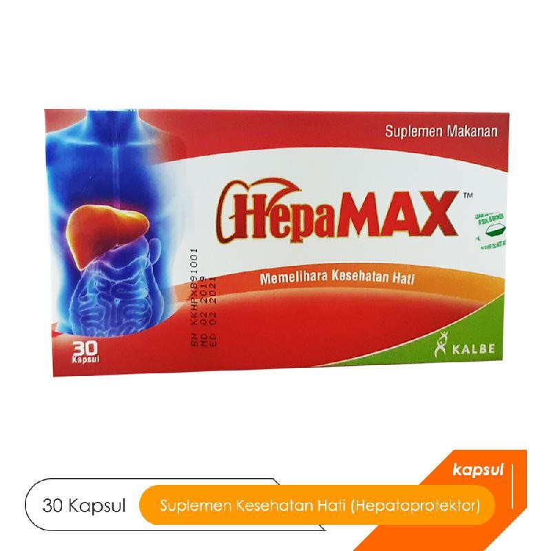 Hepamax 30 Kapsul - Suplemen Pelindung Fungsi Hati