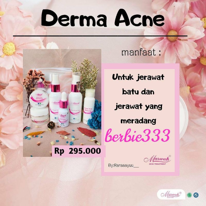 Derma Acne Marwah Halal &amp; BPOM