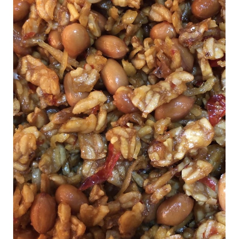 Kering Tempe Kacang Teri Mak Uwo Kemasan Pouch
