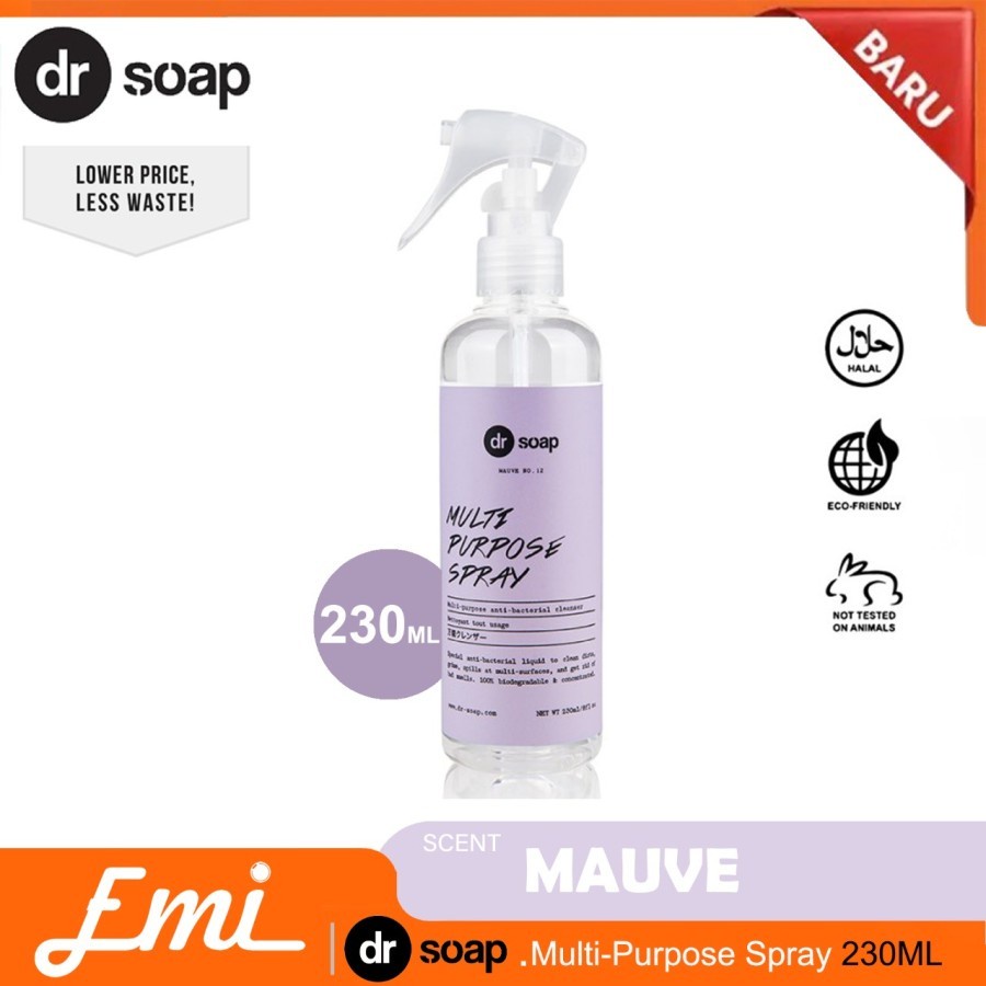 dr soap Multi Purpose Spray Pembersih Multifungsi Cleaner sabun 230ml