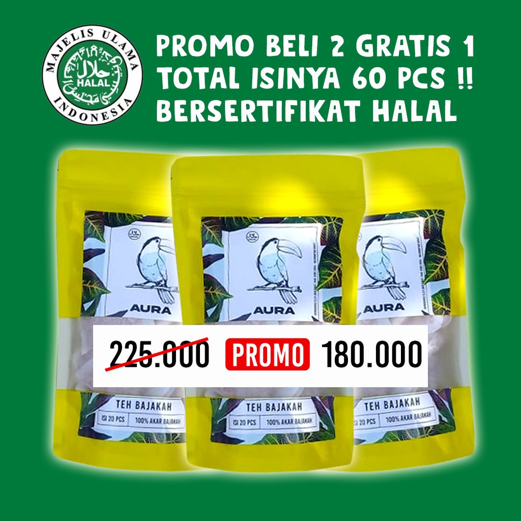 

TEH BAJAKAH PROMO BELI 2 GRATIS 1 - TEH CELUP AKAR BAJAKAH - BUBUK BAJAKAH BERKUALITAS