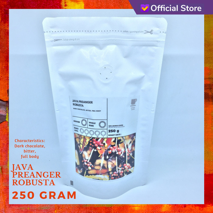

PROMO KOPI JAVA PREANGER ROBUSTA 250 GRAM BIJI DAN BUBUK - BIJI