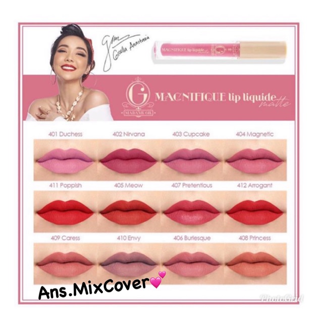 Lipstik Gisel Lip Cream Isi 6pcs