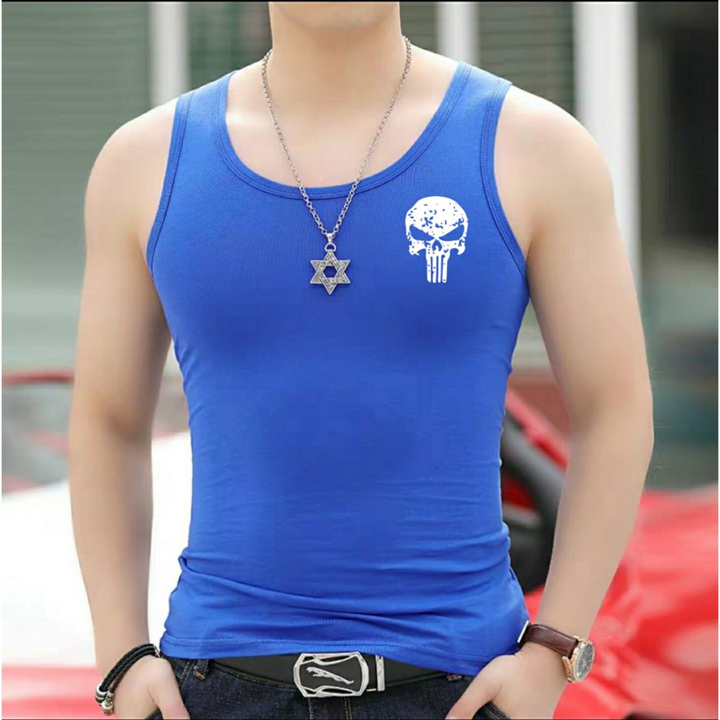 Bisa COD / Singlet PUNISHER - Asgard777 / singlet keren / kaos dalam pria