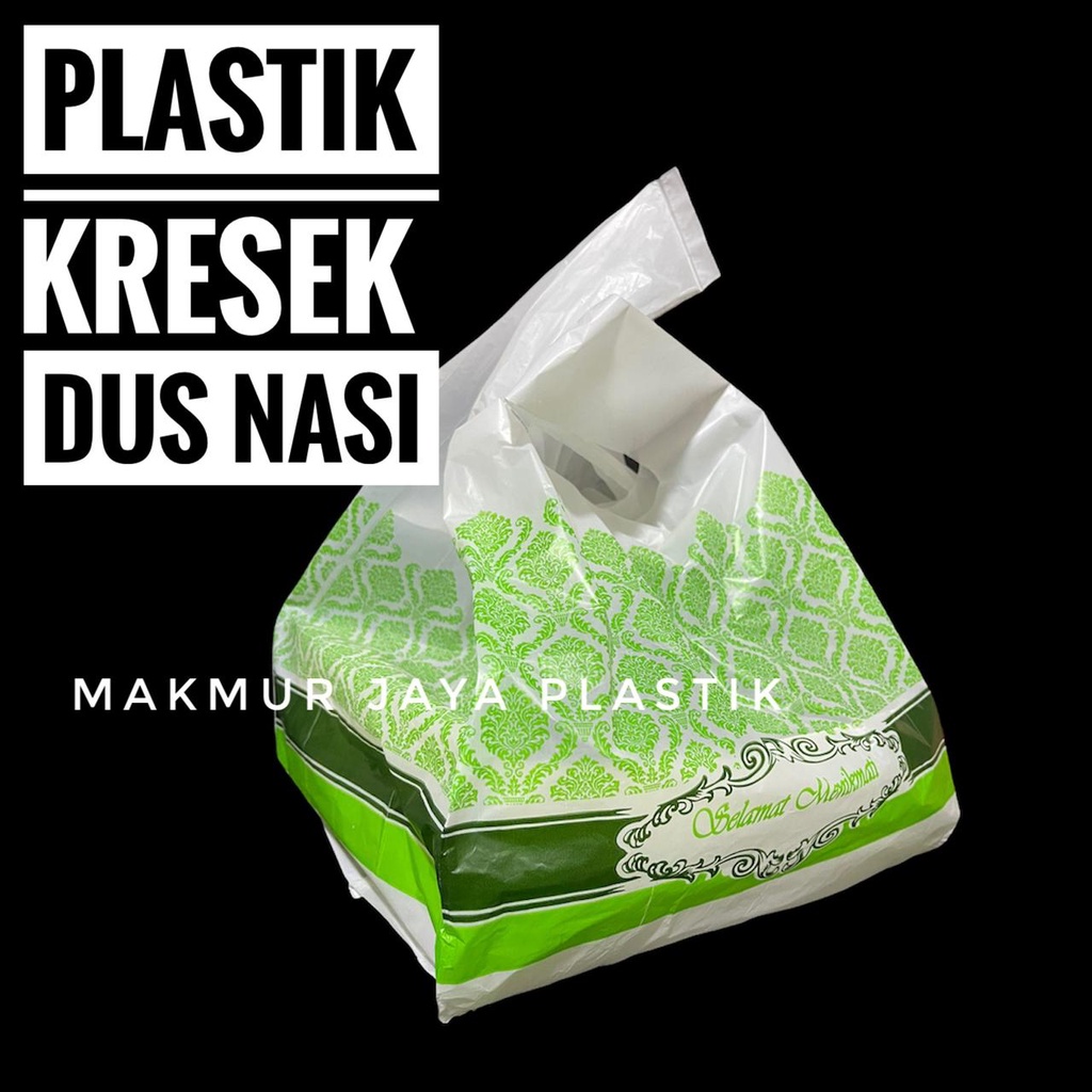 

PLASTIK KRESEK KANTONG DUS BOX NASI ISI 50 PC