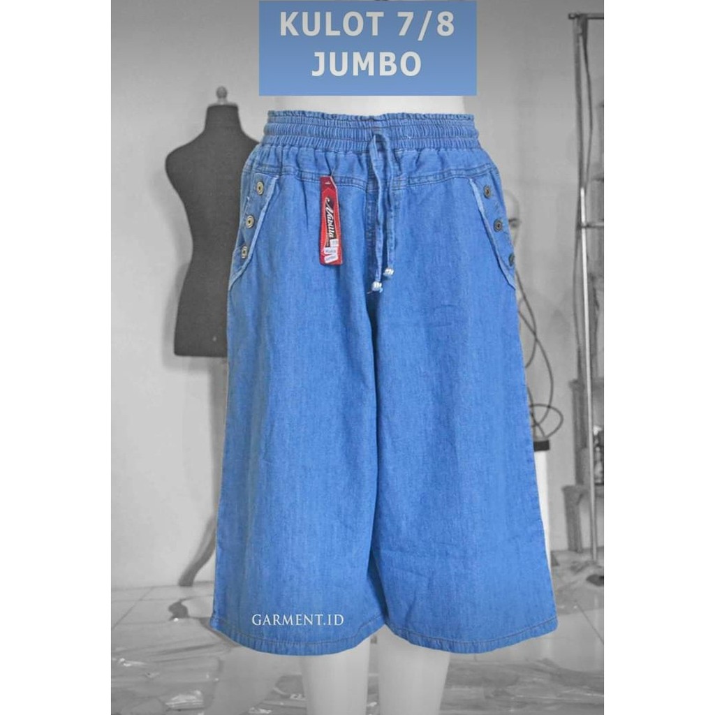 FASHIELLA KULOT JEANS SNOW JUMBO 7/8 MUAT BB 90KG / 1 KILO MUAT 3PCS