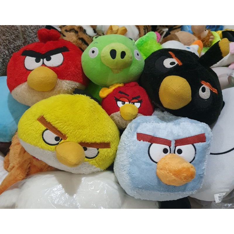 Boneka Angry Birds 1 set Preloved