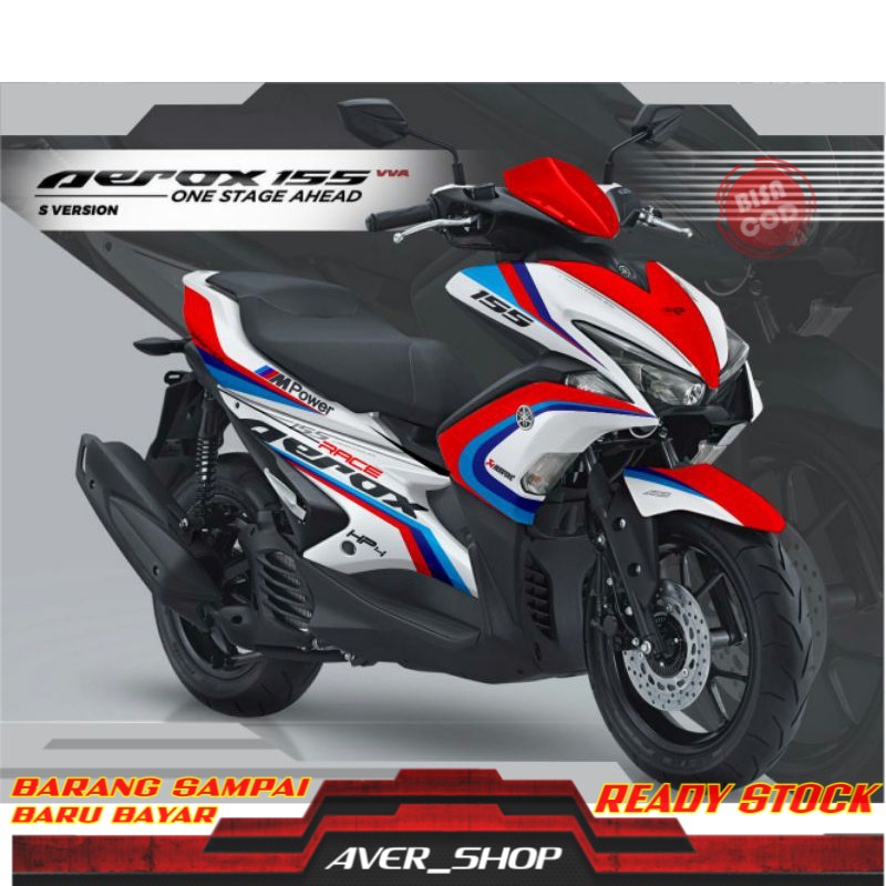 Decal aerox 155 full body Striping aerox full motif grafis Stiker decal aerox 155