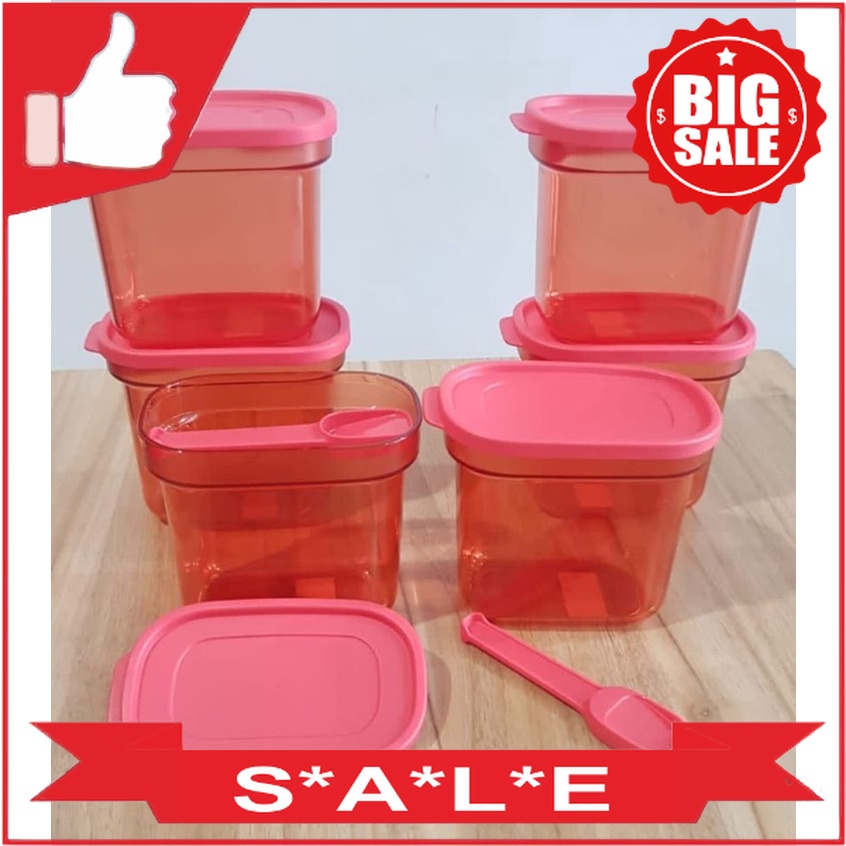 Tupperware Umami Set 6pcs Toples Kotak Bumbu Dapur Tupperware Original