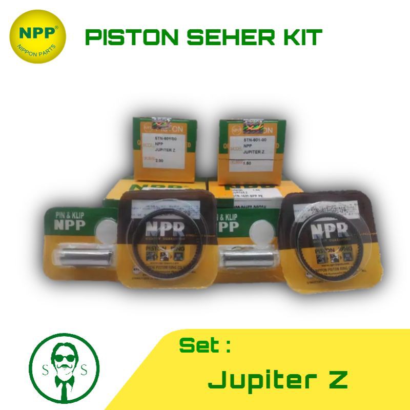 NPP Piston Seher Kit set Jupiter Z OS OverSize Standar STD 25 50 75 100 125 150 175 200-1