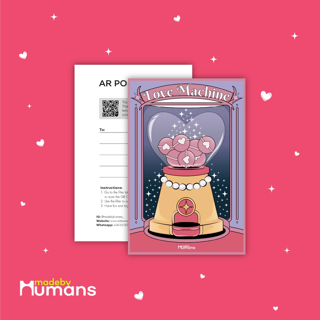

Kartu Ucapan Cinta Postcard AR: Love Machine