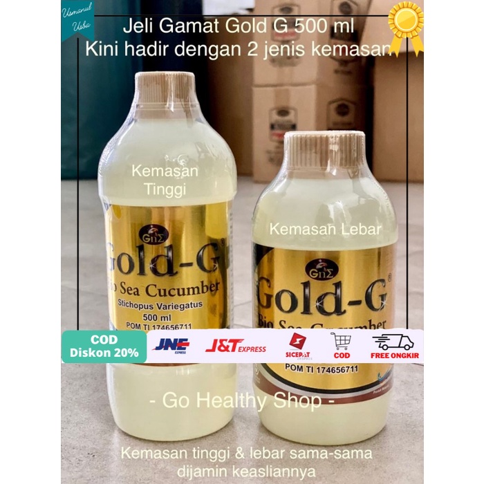 

◾COD◾ Jelly Gamat Gold G 500 ml