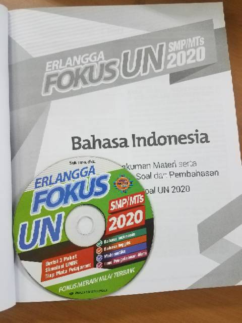 Buku Erlangga Fokus Un Smp Mts 2020 Kunci Jawaban Cd 100 Original Shopee Indonesia