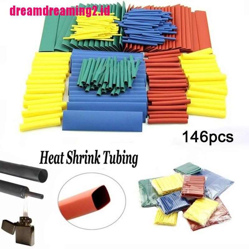 （✔✔❤164pcs Selang Bakar Heat Shrink Insulated Untuk Membungkus Kabel