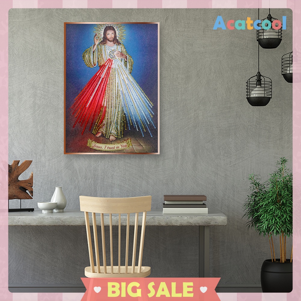 Jesus 5D Rhinestone DIY Pictures Special Shaped Kit Diamond Painting Craft