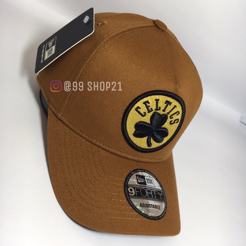 Topi Celtics NBA Coklat Baseball Premium