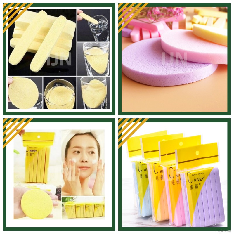 ExcIusive Sponge Stick Spons Kentang Spons Facial Spons Masker Wajah [12pcs] COD