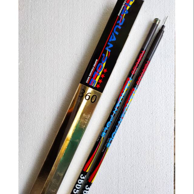 Joran Pancing Tegek Carbon Super Tebal TORNADO HARUAN 360 cm Tegeg Mancing Karbon
