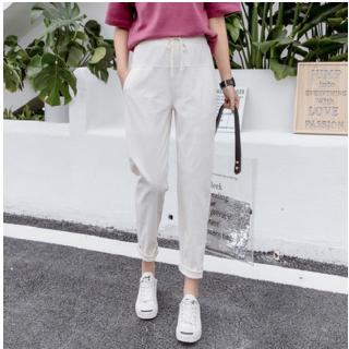  Celana  Panjang Casual Wanita Model High Waist Dengan 