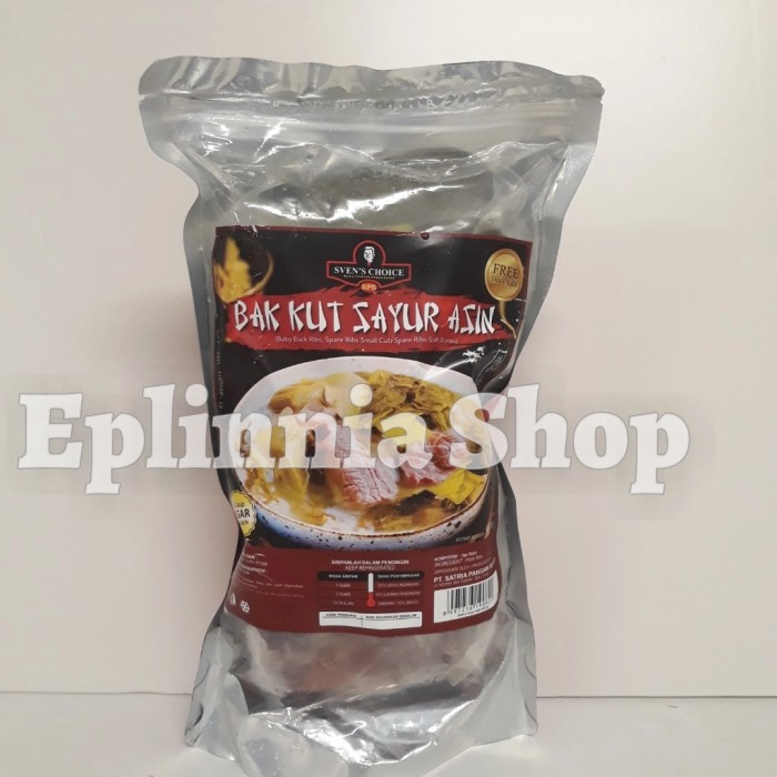 

Sven's Choice Pork Bakkut Bakut Sayur Asin 600 gr