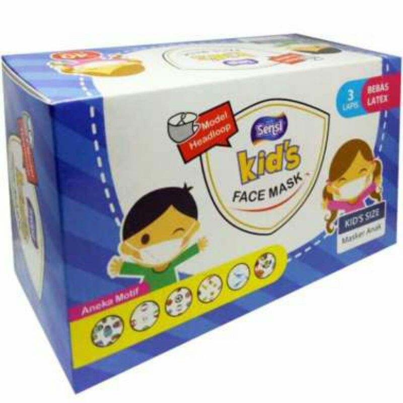 

SensiKidsFaceMask isi 40pcs