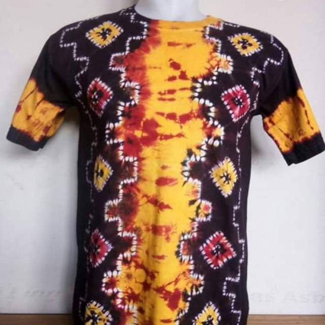 Kaos sasirangan lengan pendek