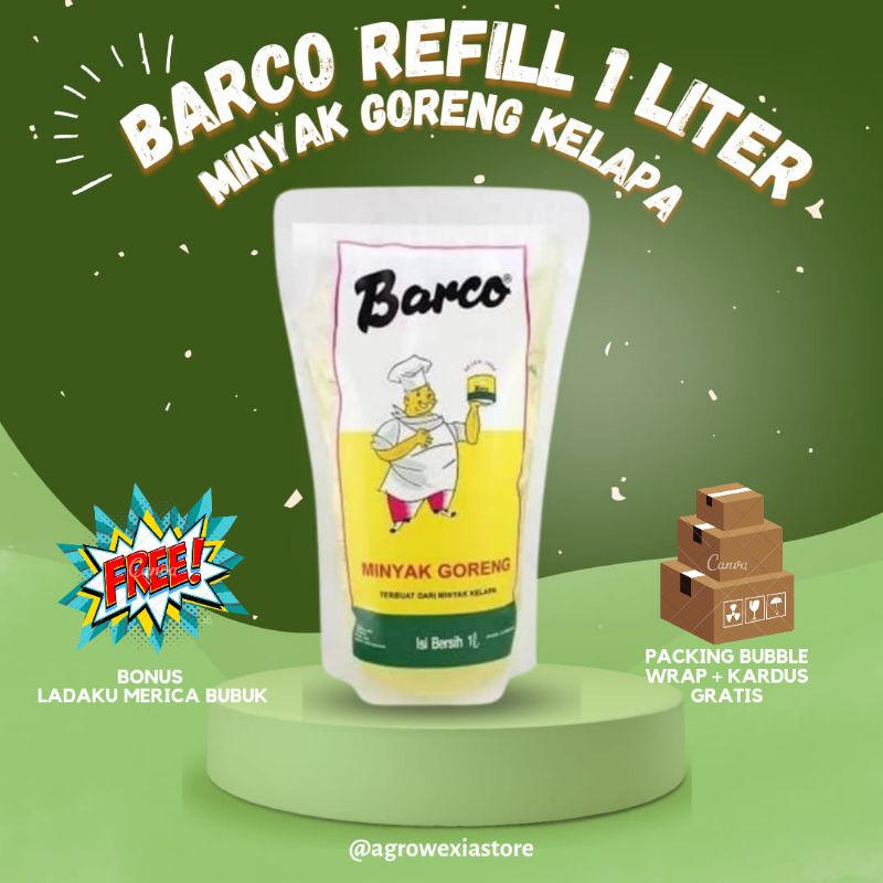 

Barco Minyak Goreng Kelapa Refill Pouch 1 Liter ED 2026