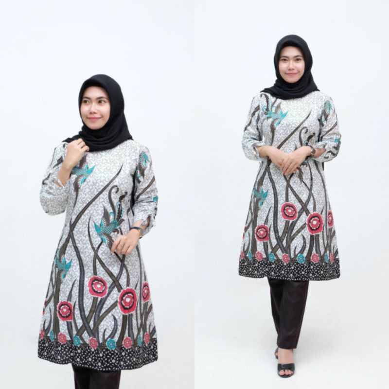 Tunik batik wanita M L XL XXL XXXL XXXXL XXXXXL