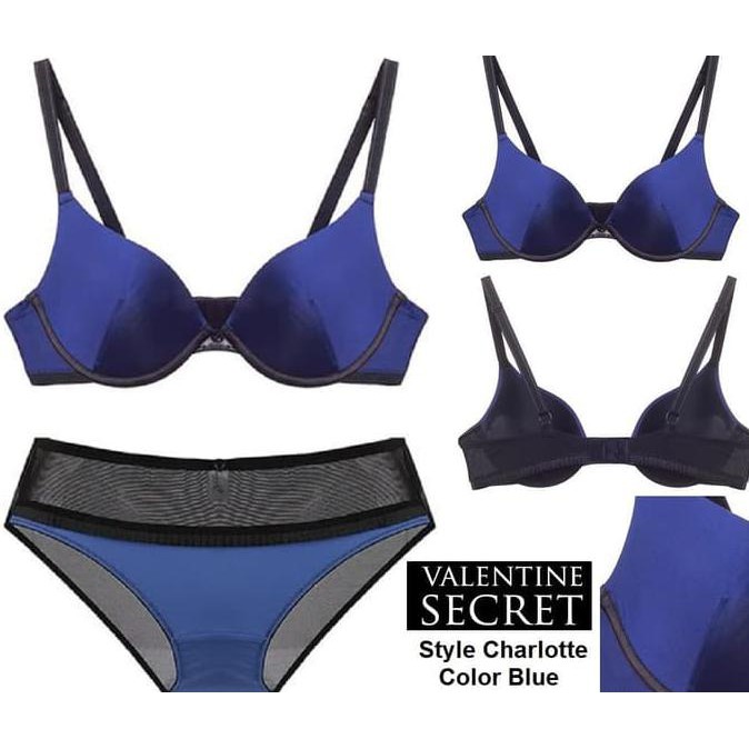 Top Terlariis Bra Set With Panty Valentine Secret Style Charlotte Available 2 Colors