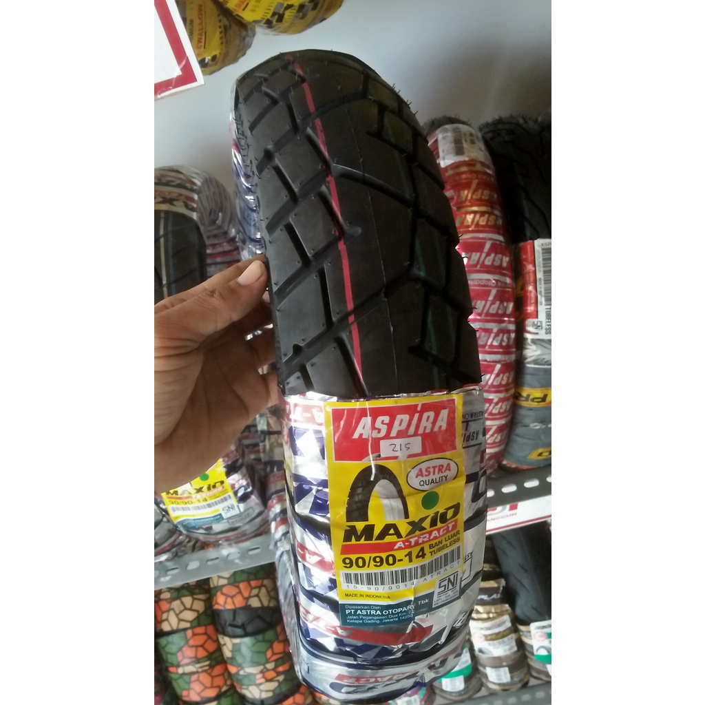 Ban Semi Trail Aspira Maxio Atrack ring 14 Tubeless ORI Ban motor matic beat vario mio scoopy x ride