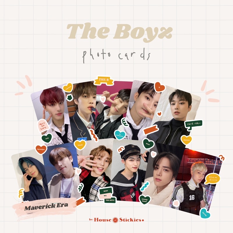 THE BOYZ Unofficial Photocard Maverick Era