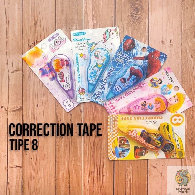 

COD - Tip ex / tipex / tipx roll correction tape helo kitty lol unicorn 0853 (48)