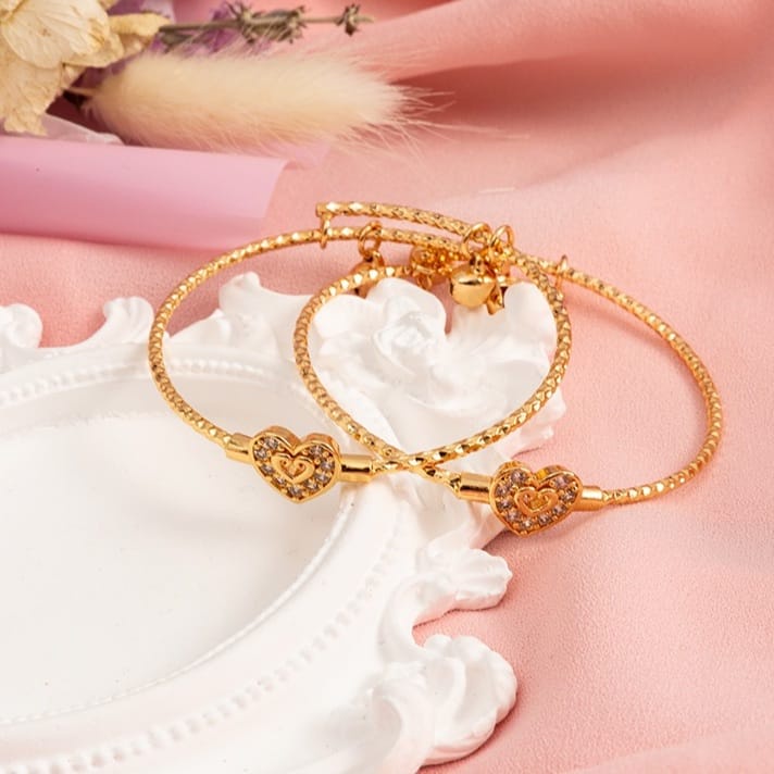 Gelang Wanita dewasa permata zircone anti karat dan kupu-kupu/gelang bangle anak berlian murah/adjustable bracelet/Anti karat