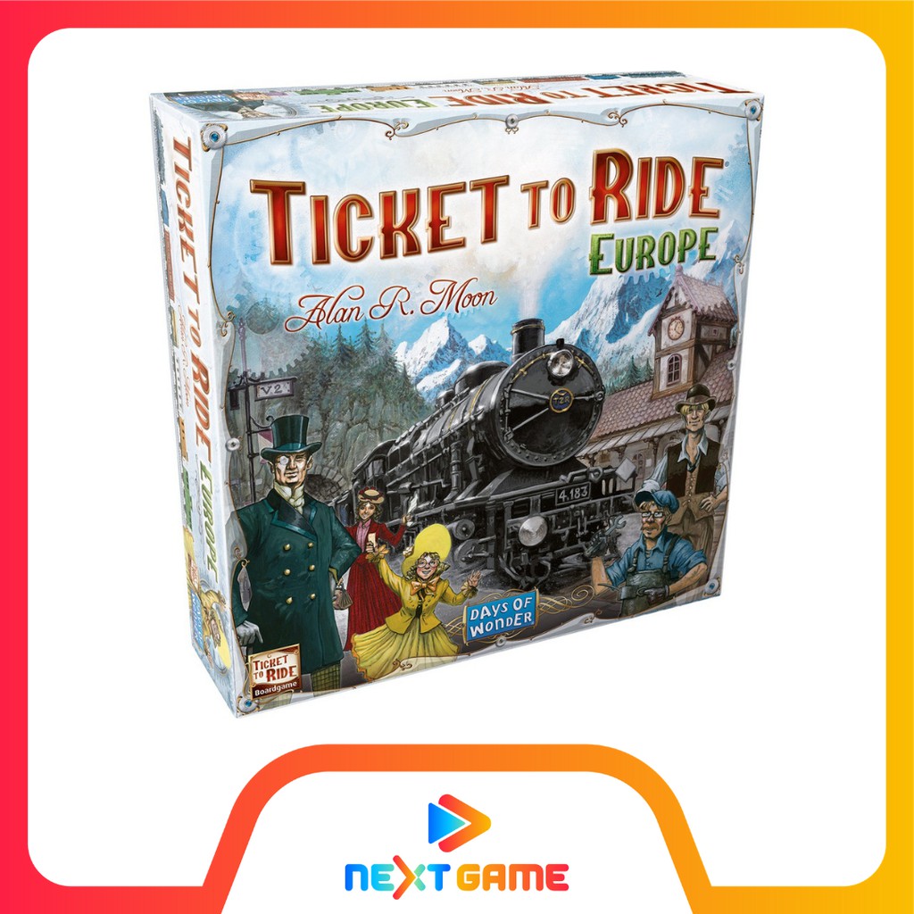 Ticket to Ride Europe Board Game